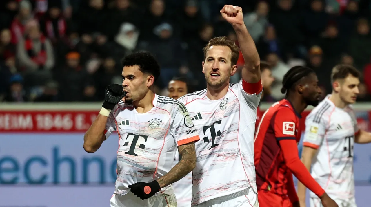 Harry Kane respaldó a Luis Díaz tras ser expulsado. (Foto: Getty Images)