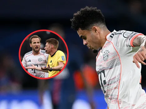 El mensaje de Kane que defendió a Díaz tras la expulsión ante el Leverkusen