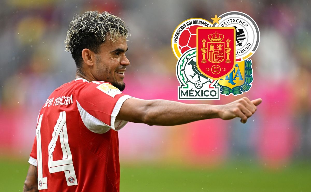 Luis Díaz eligió a sus futbolistas favoritos de Argentina, España, Colombia, México y Alemania