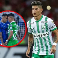 La reacción en Atlético Nacional tras la expulsión de Jorman Campuzano