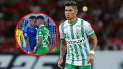 La reacción en Atlético Nacional tras la expulsión de Jorman Campuzano Foto: Getty