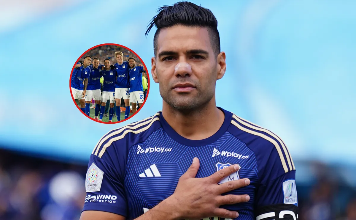 El contundente gesto de Falcao tras la humillación de Millonarios a ...
