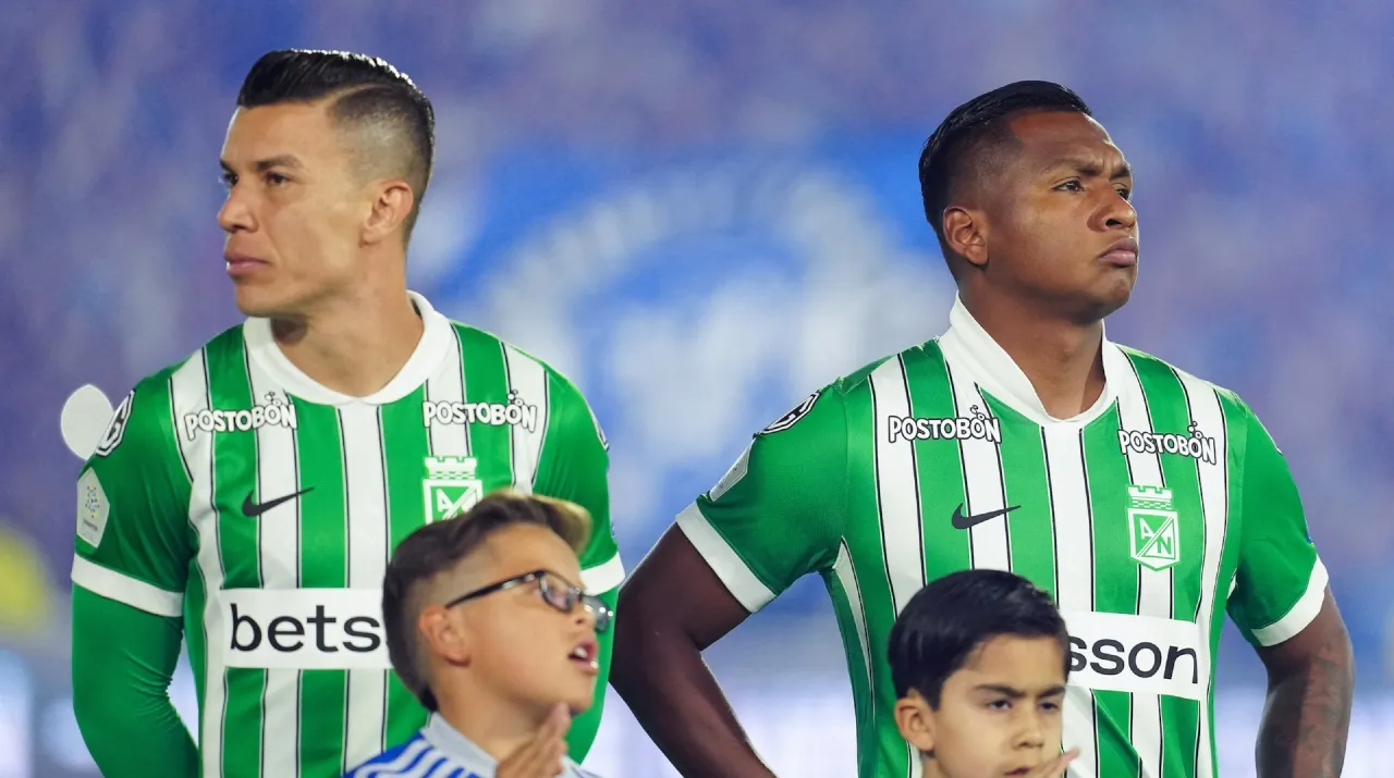 Matheus Uribe y Alfredo Morelos en Millonarios vs Nacional