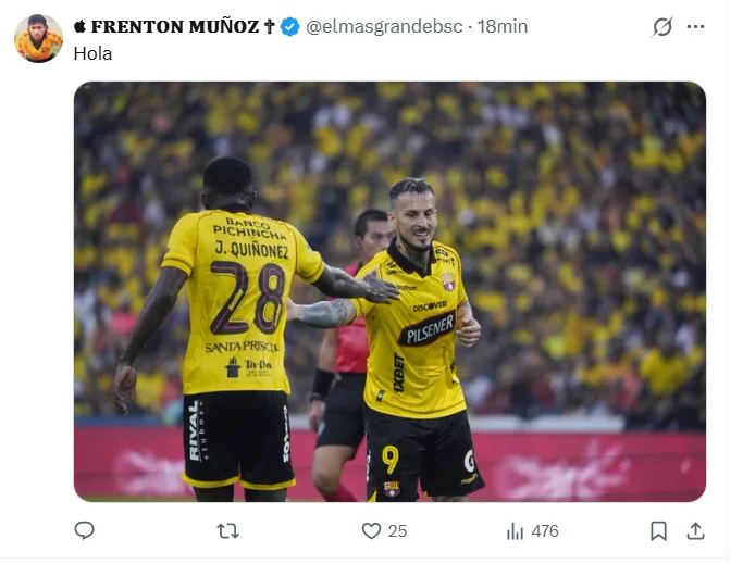 Benedetto volverá a enfrentar a su ex equipo. (Captura de pantalla)