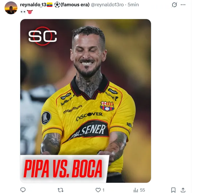 Benedetto volverá a enfrentar a su ex equipo. (Captura de pantalla)