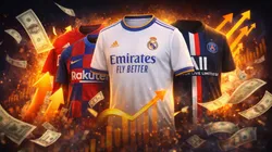 Las camisetas más vendidas en la historia del fútbol.