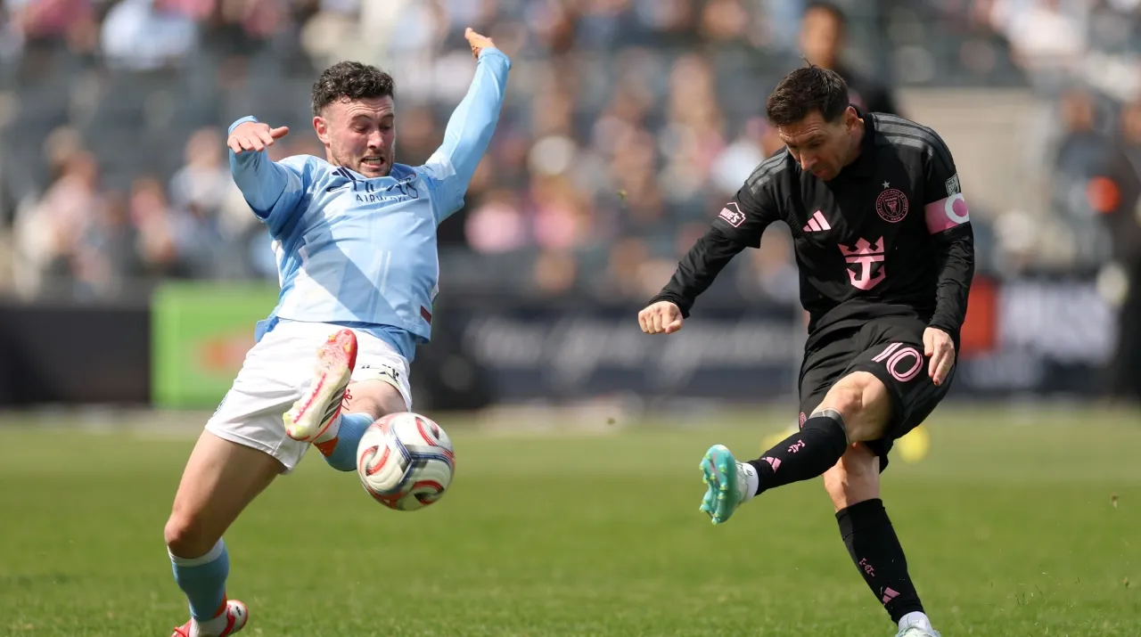 Lionel Messi en New York City vs. Inter Miami. (Foto: Getty Images)