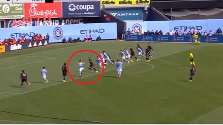 El gol de Messi en New York City vs Inter Miami.