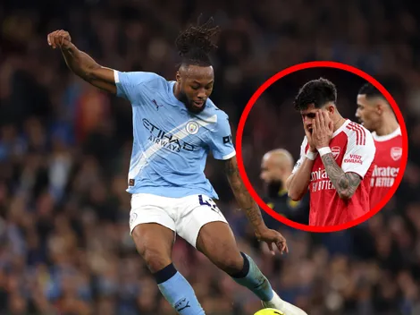 Jugador del Manchester City se burló de Piero Hincapié tras ganar la final