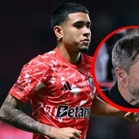 ‘Chacho’ Coudet le da la peor noticia a Kendry Páez en River Plate