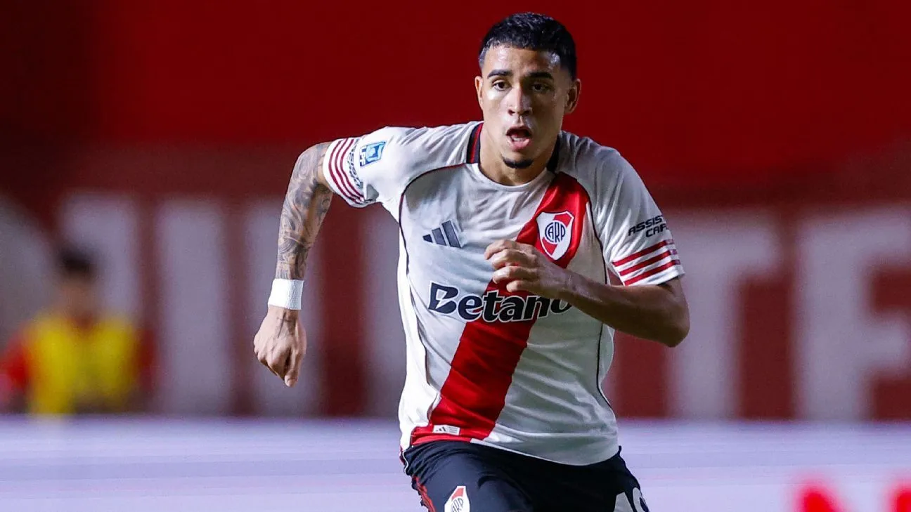Kendry Páez – River Plate. Foto: Getty.