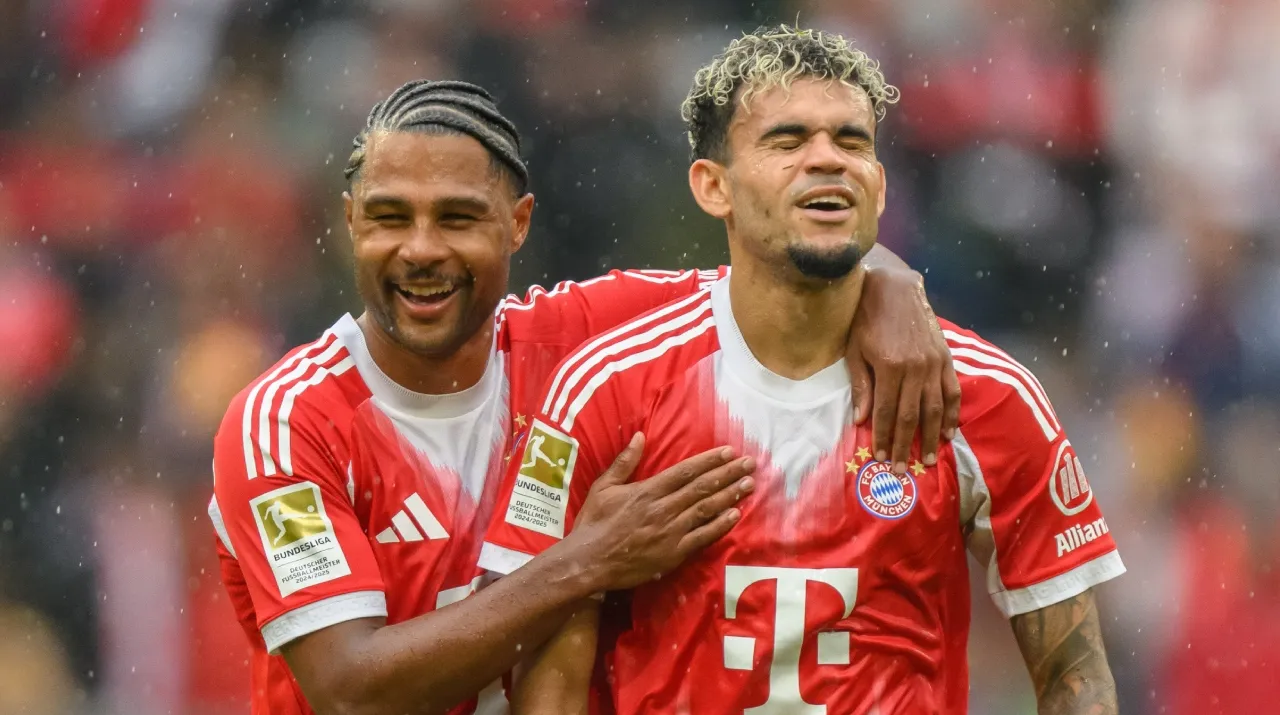 Serge Gnabry y Luis Díaz en Bayern Múnich. (Foto: Getty Images)