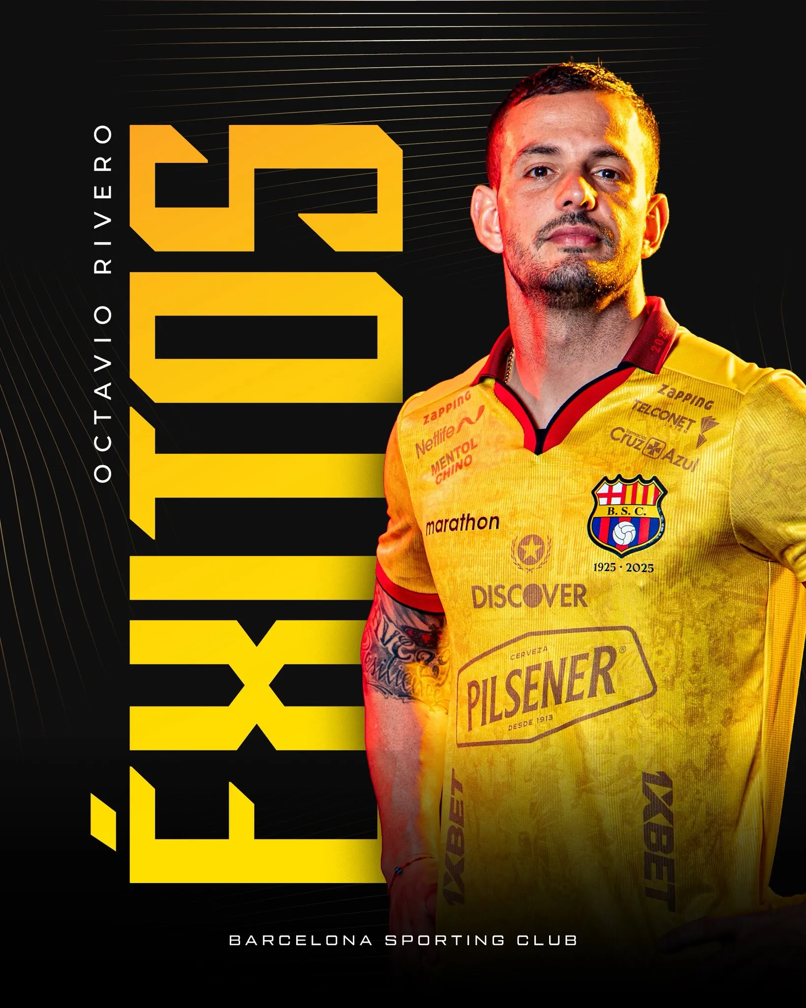 Barcelona SC se despidió de Rivero a comienzos de 2026. (Foto: @BarcelonaSC)
