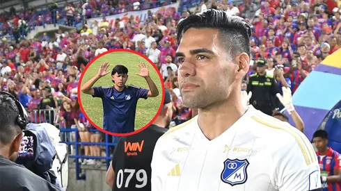 Santiago Castrillón y Falcao llegaron a entrenar juntos en Millonarios.