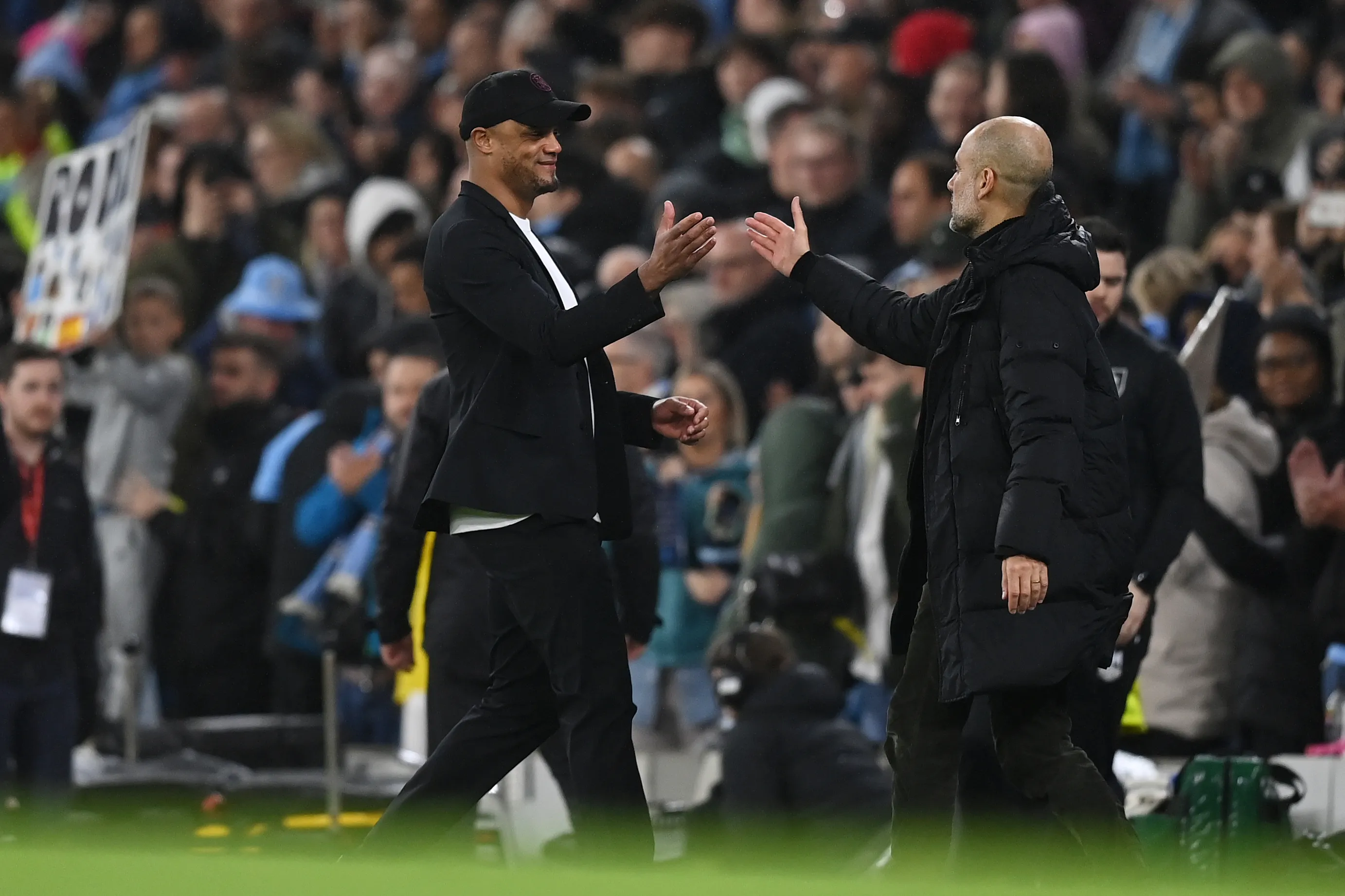 Kompany enfrentó a Guardiola en la Premier League. (Foto: GettyImages)
