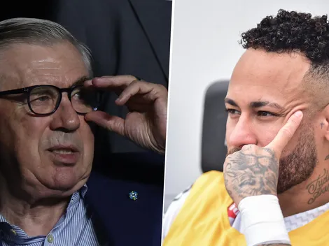 Ancelotti se refirió a la posibilidad de dejar a Neymar afuera del Mundial