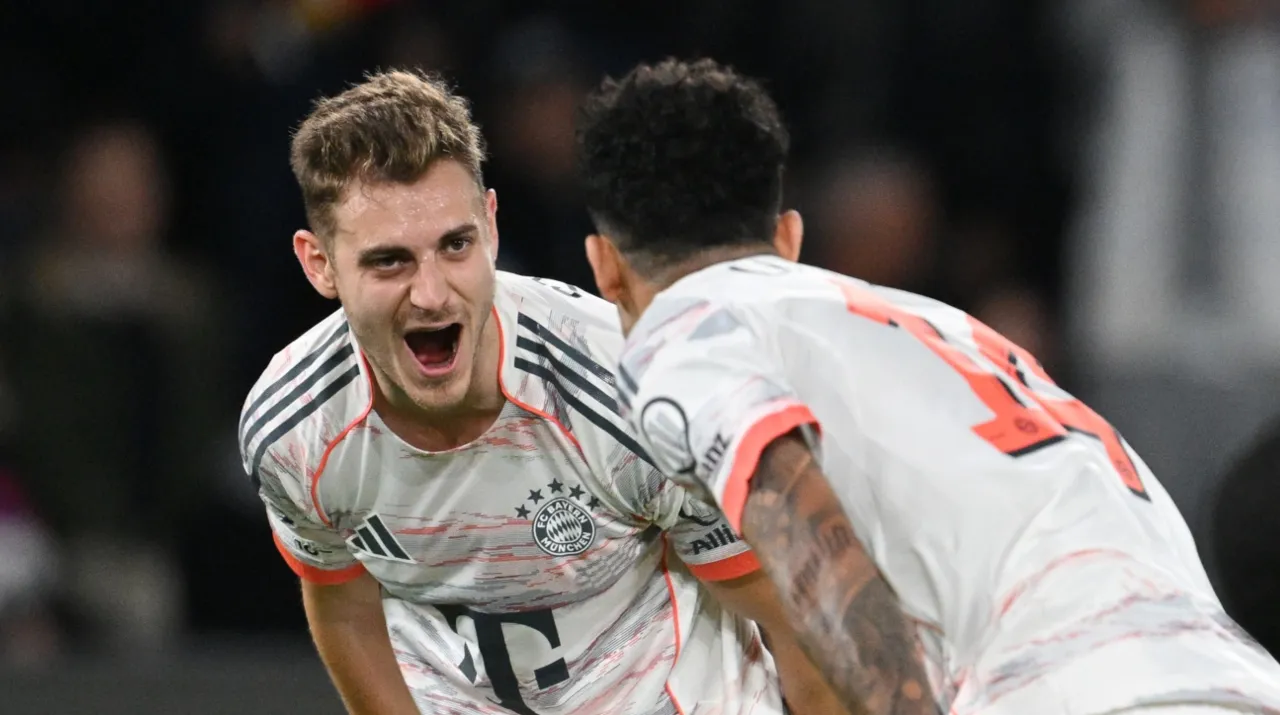 Josip Stanisic y Luis Díaz en el Bayern Múnich. (Foto: Getty Images)