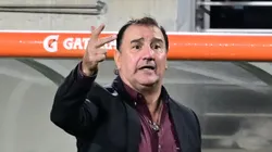 Néstor Lorenzo en la derrota de Colombia ante Croacia.