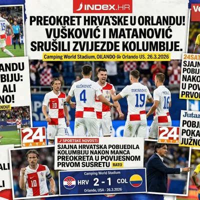 La prensa croata reaccionó a la derrota de la Selección Colombia