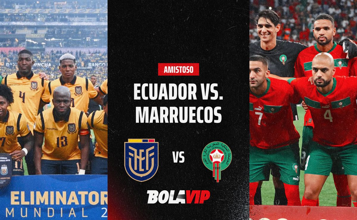 EN VIVO Y GRATIS Ecuador vs. Marruecos por amistoso internacional