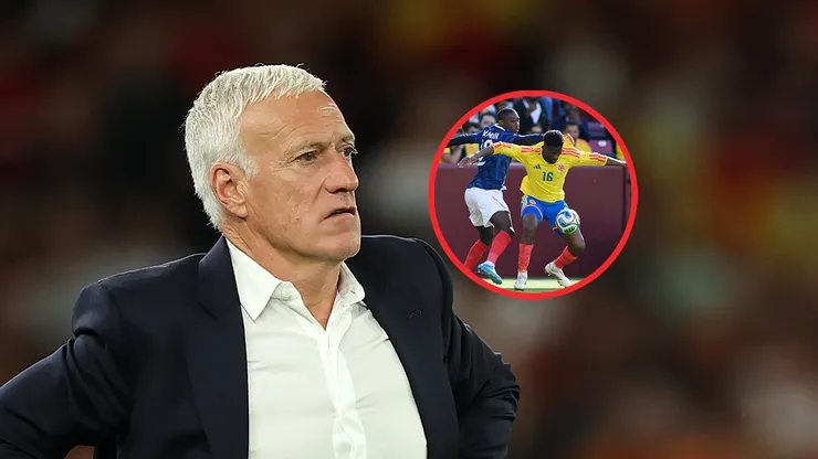 Didier Deschamps habló de la Selección Colombia tras la victoria de Francia.
