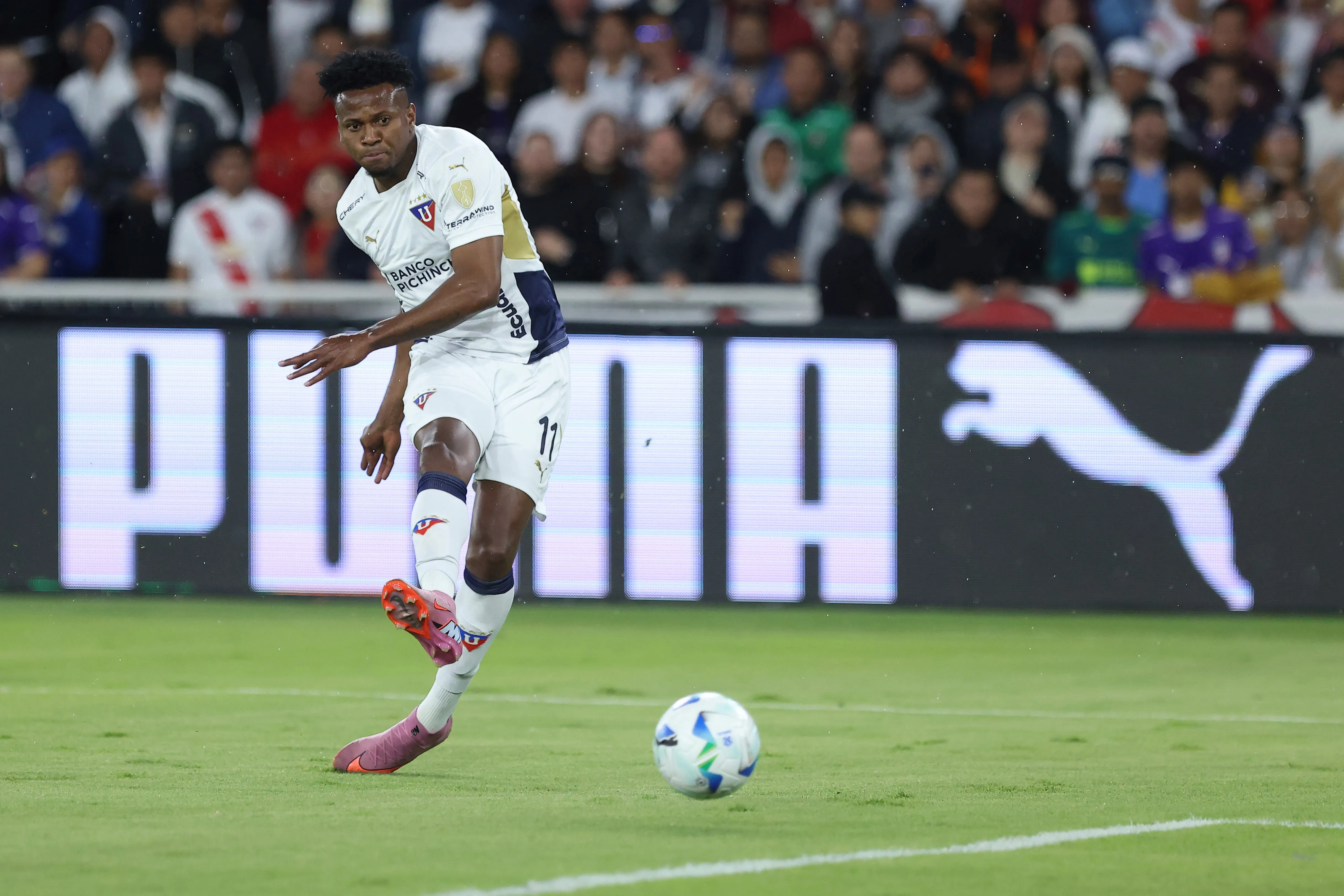 Michael Estrada cumple su tercera temporada en Liga de Quito. Foto: Getty.