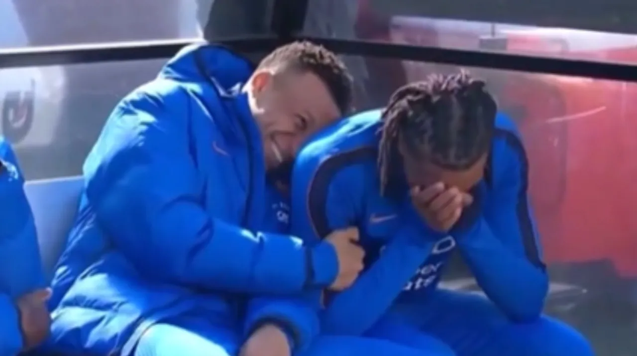 Kylian Mbappé y Michael Olise en Francia vs. Colombia. (Foto: X / @DAZNFutbol)