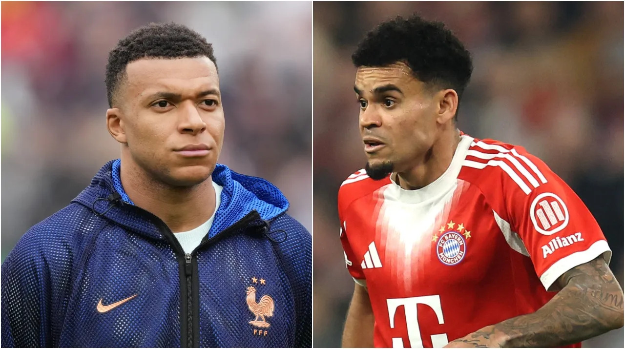 Mbappé y Luis Díaz se enfrentarán en la Champions League. (Foto: Getty Images)