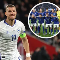 Edin Džeko calentó la previa del Repechaje con Italia: ''Si le tienen miedo...''