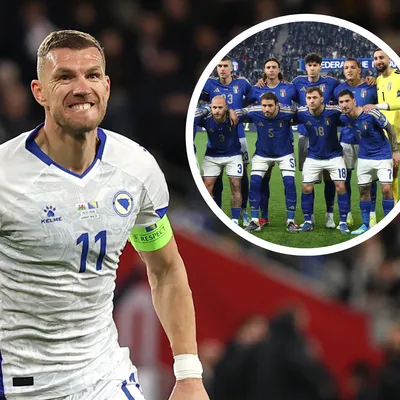 Edin Džeko calentó la previa del Repechaje con Italia: ''Si le tienen miedo...''