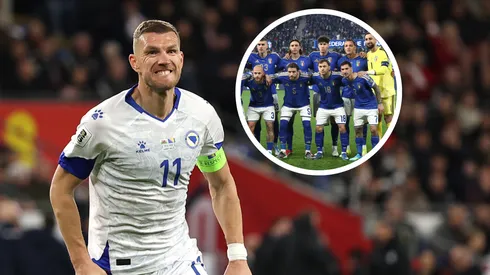 Edin Dzeko dijo que si Italia festejó la clasificación de Bosnia porque le tiene miedo a Gales es porque algo "anda mal".
