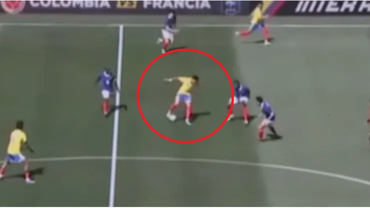 La gran jugada de Luis Díaz en Francia vs. Colombia.