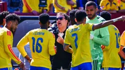 Néstor Lorenzo en la derrota de Colombia ante Francia.