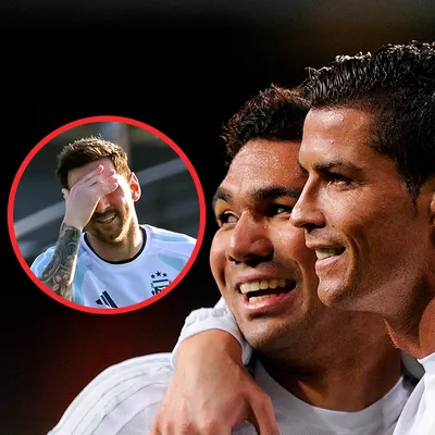 La reacción de Cristiano al saber que Casemiro jugaría con Messi