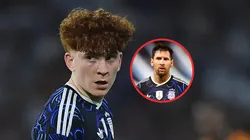 Valentín Barco jugó por primera vez con Leo Messi.