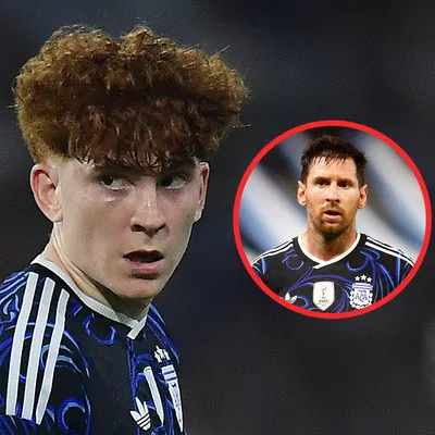 La confesión de Valentín Barco tras jugar por primera vez con Messi