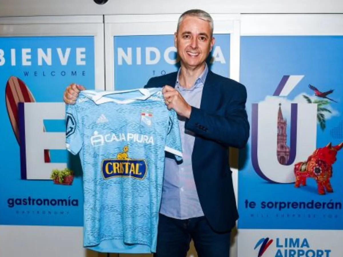 Tiago Nunes Sporting Cristal. Foto: Sporting Cristal.