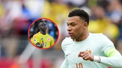 Marino Hinestroza sigue a Kylian Mbappé en Instagram.