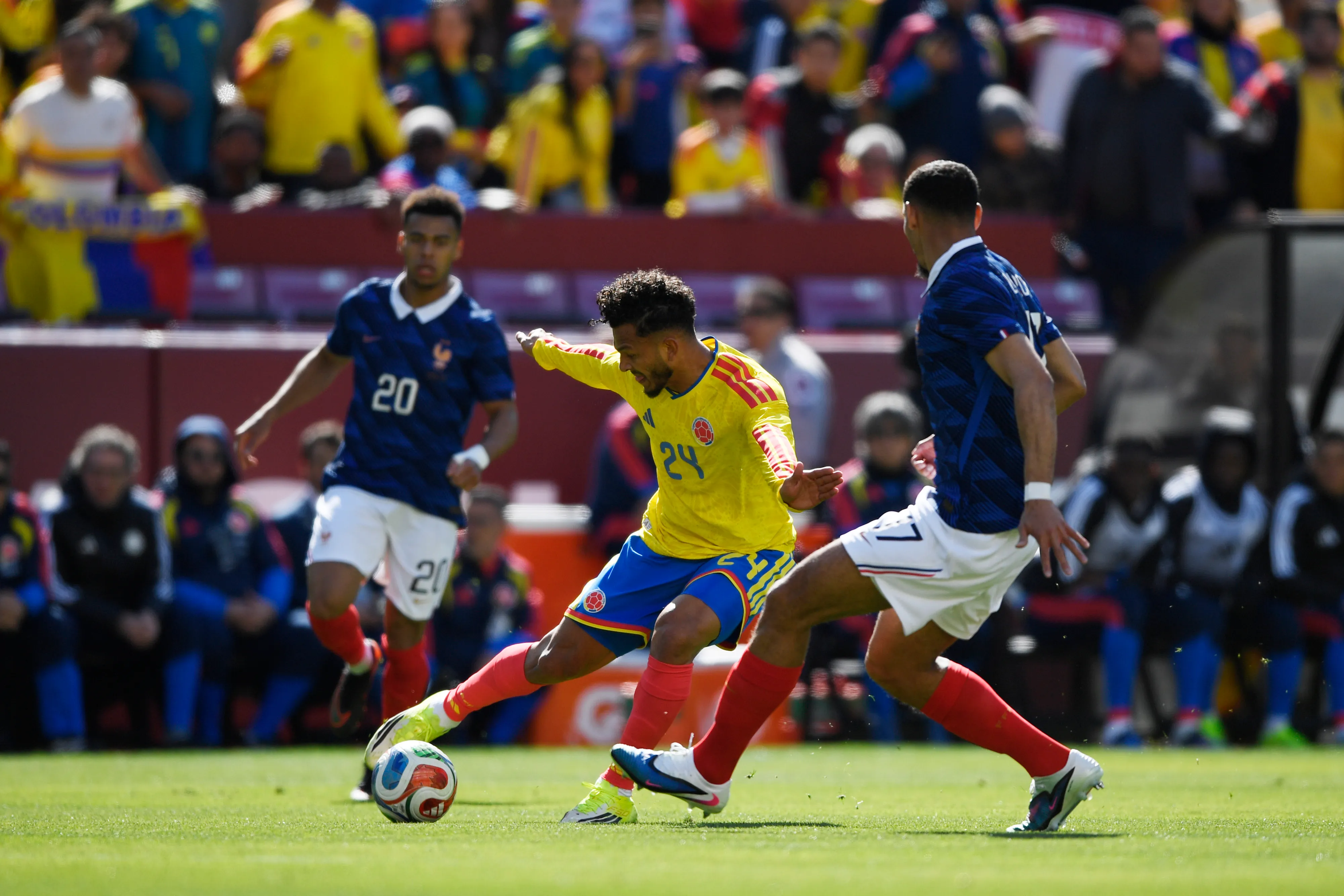 Luis Suárez – Colombia vs. Francia. Foto: Getty 2026.