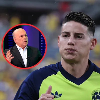 La reacción de Vélez al saber que James fue hospitalizado