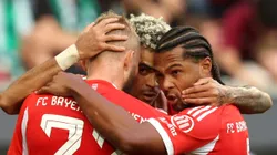 Konrad Laimer. Luis Díaz y Serge Gnabry.