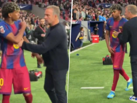 El desplante de Lamine Yamal a Hansi Flick que paraliza al Barcelona