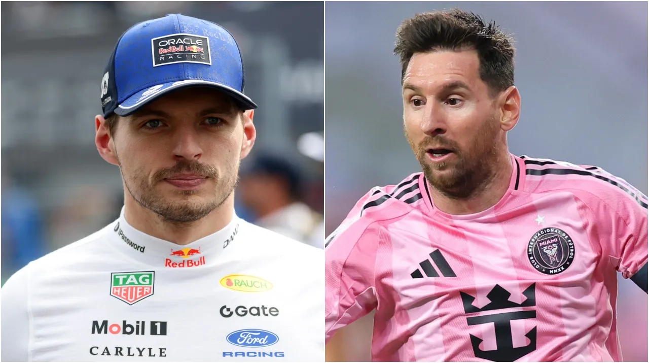 Verstappen elogió el juego de Messi. (Foto: Getty Images)