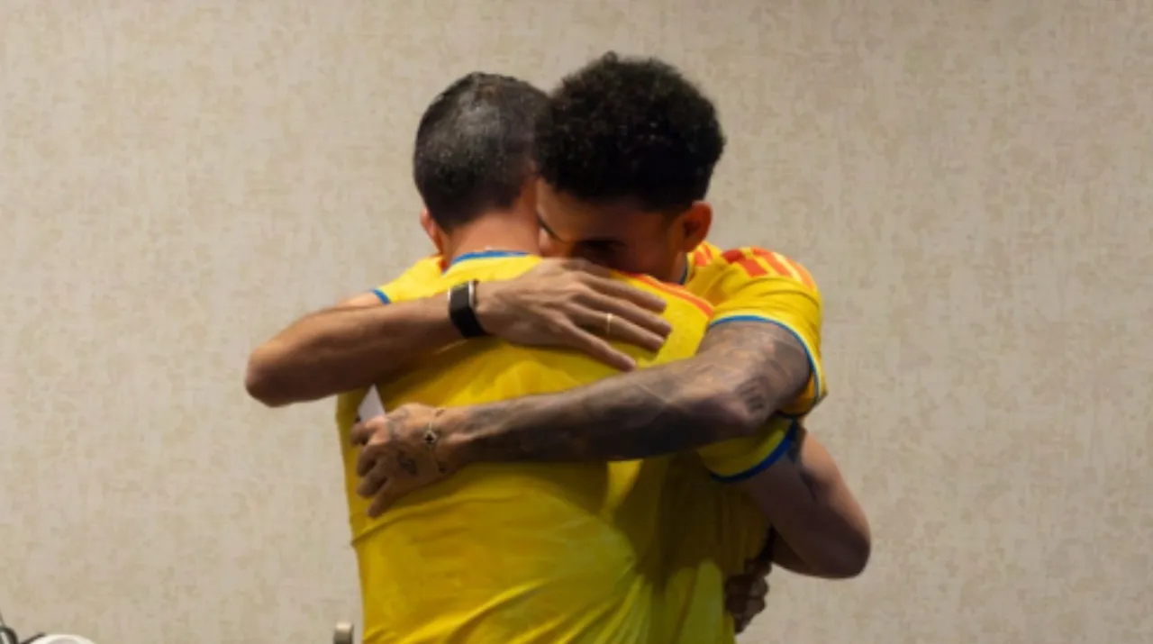 James Rodríguez y Luis Díaz en la Selección Colombia. (Foto: Getty Images)