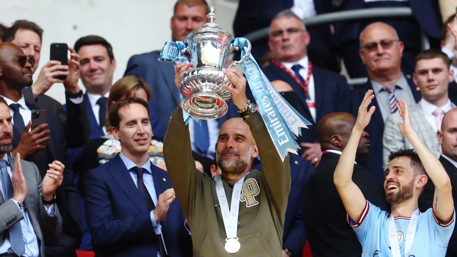 Guardiola se acerca a un nuevo título de la FA Cup con Manchester City: GETTY