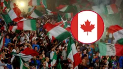 Los hinchas de Italia cambian su camiseta por la de Canadá de cara al Mundial.