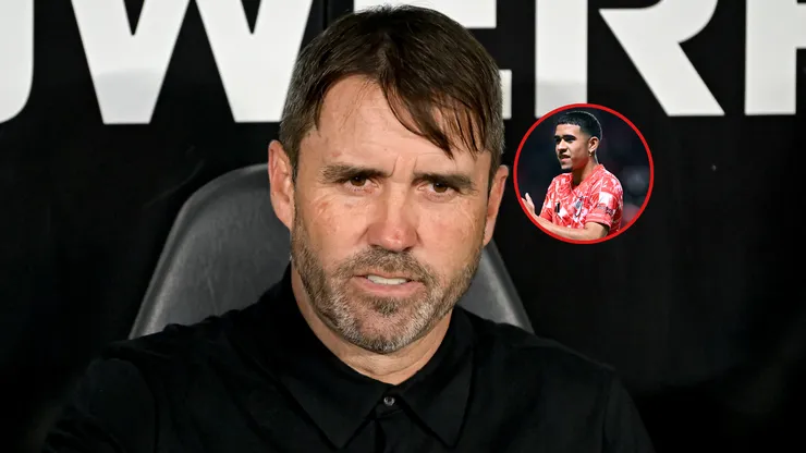 La reacción de Kendry Páez a estas indicaciones de Coudet