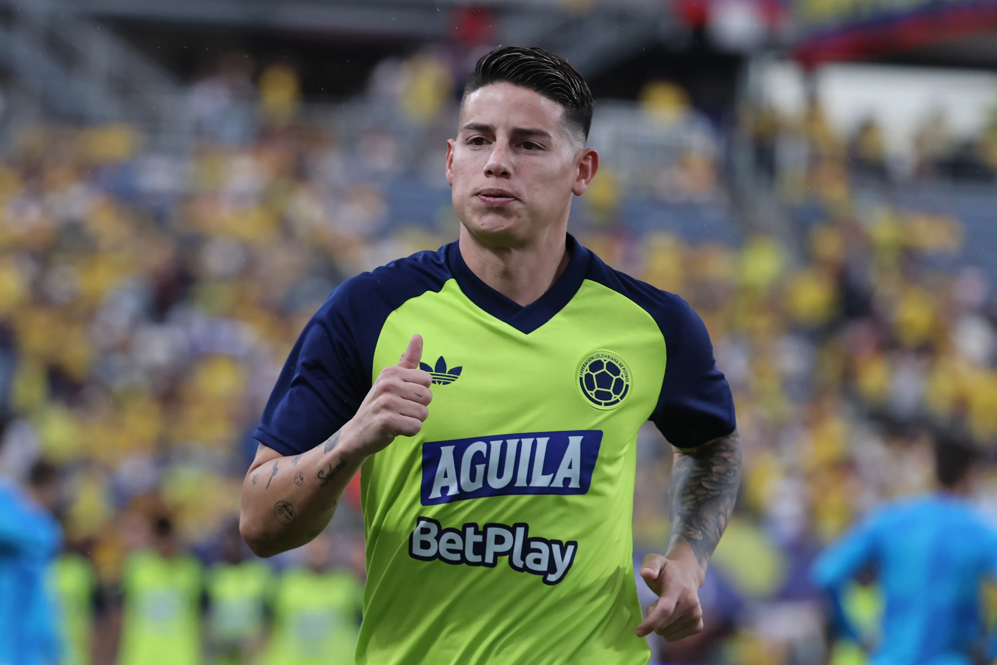 James Rodríguez estuvo enfermo en la fecha FIFA. (Foto: GettyImages)