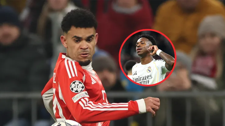 Luis Díaz y Vinicius Jr. se enfrentan en los cuartos de final de la Champions League.