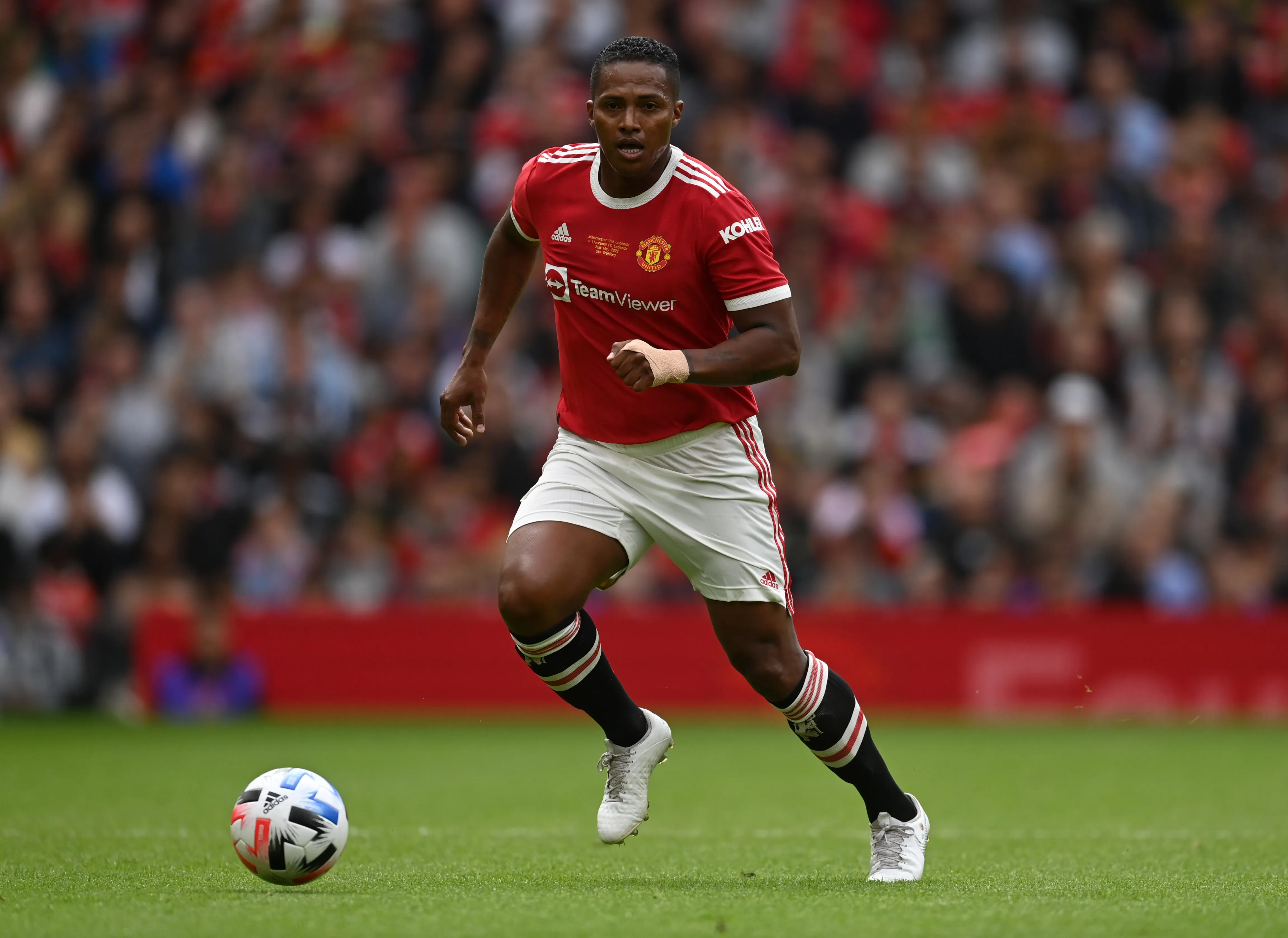 Antonio Valencia – Manchester United amistoso vs. Liverpool 2022. Foto: Getty